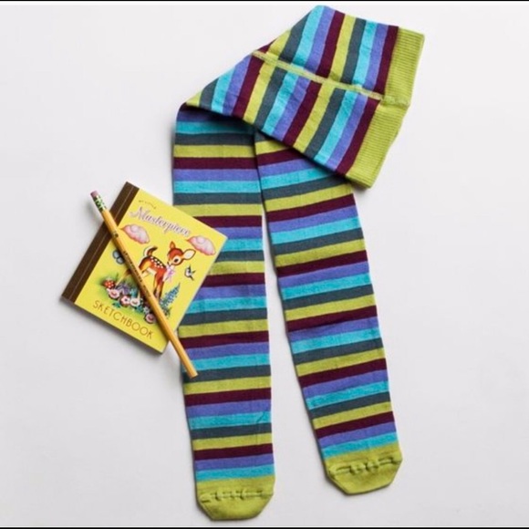 Matilda Jane Paint by Numbers colorwheel tights - Picture 2 of 6